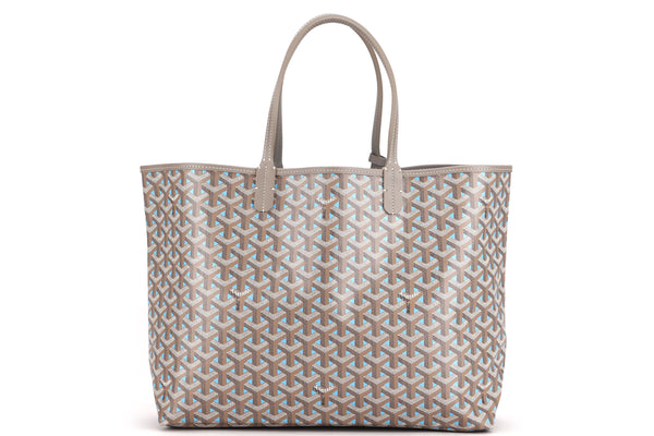 goyard sac saint louis pm claire voie, blue turquoise, with dust cover