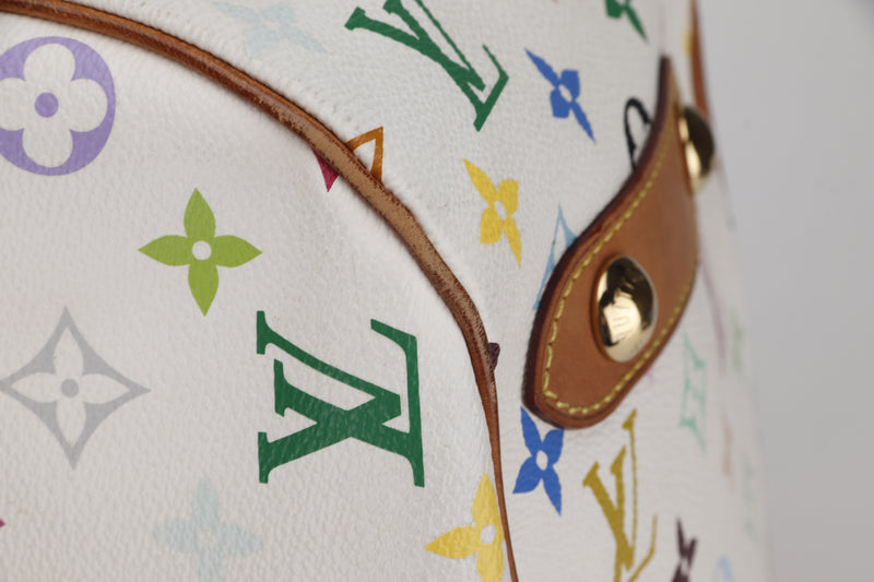 LOUIS VUITTON TAKASHI MURAKAMI MULTICOLOR BAG, WITH STRAP & DUST COVER