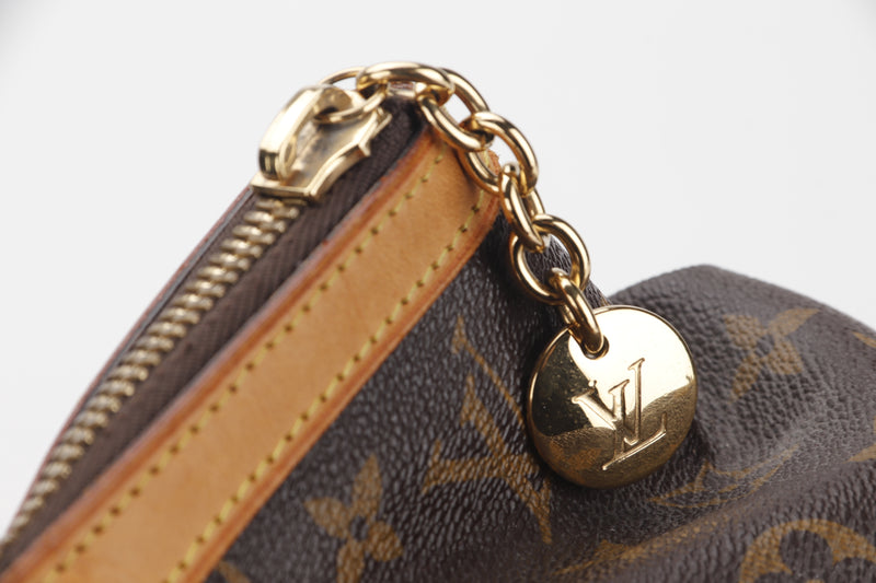 LOUIS VUITTON M40143 TIVOLI (MB2058) PM SIZE, MONOGRAM CANVAS GOLD HARDWARE, WITH DUST COVER