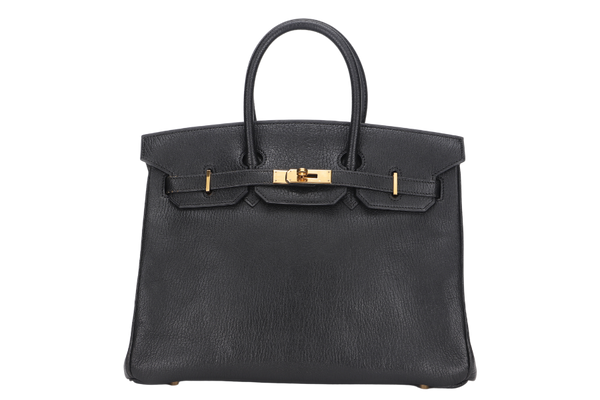 Hermes birkin 35 black gold best sale