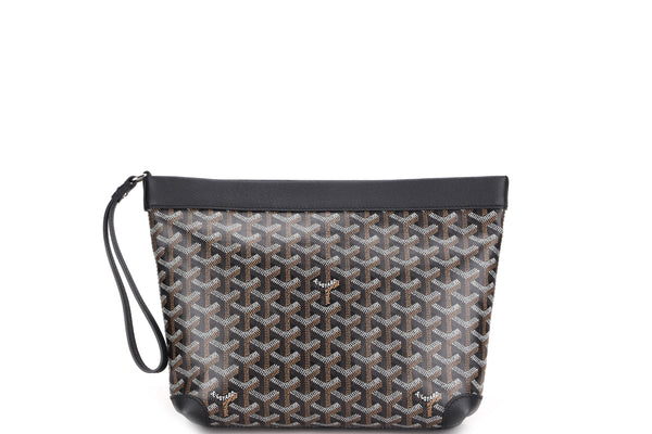 goyard pochette conti pm black, with dust cover