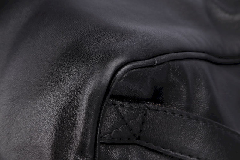 Bottega Veneta Vintage Intrecciato Backpack, Black Color
