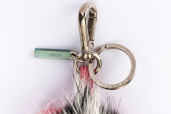 Fendi Monster Pink Backpack Charm with Dust Cover