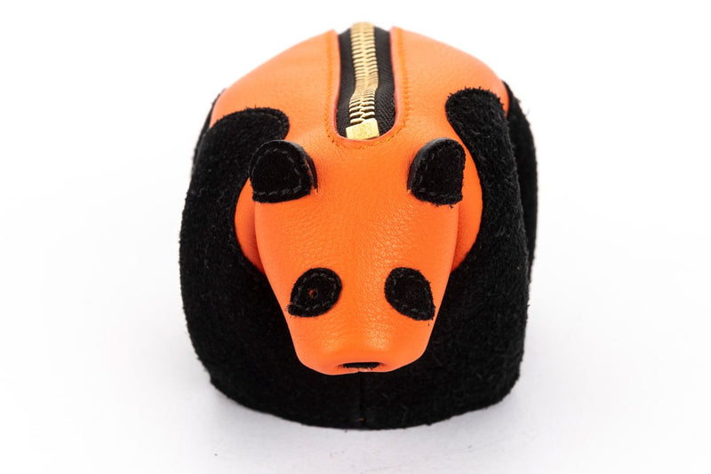 Loewe Panda Coin Purse in Orange X Black Color, no Dust Cover & Box