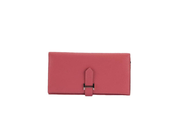 Hermès Rouge H Bearn Wallet