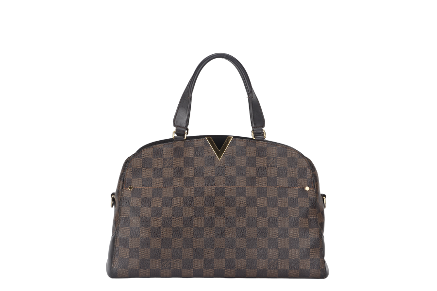 Louis Vuitton ダークブラウン バッグ Louis Vuitton ボストンバッグ 中型 ダークブラウン - メルカリ