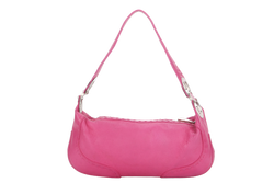 ESCADA HOBO BAG PINK LEATHER SILVER HARDWARE NO DUST COVER