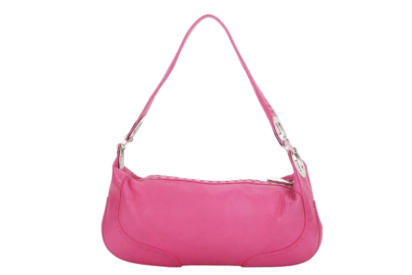 ESCADA HOBO BAG PINK LEATHER SILVER HARDWARE NO DUST COVER