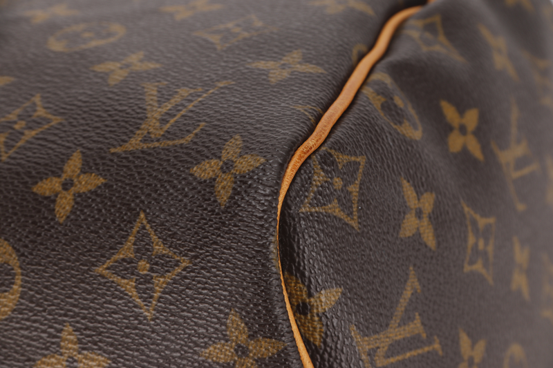 LOUIS VUITTON SPEEDY 30 (M41526) MONOGRAM CANVAS GOLD HARDWARE WITH LOCK AND KEYS, NO DUST COVER