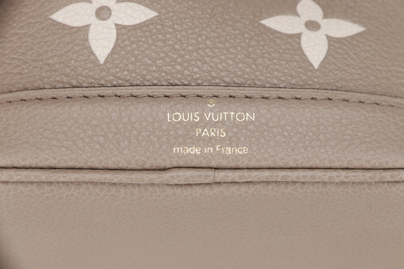 Louis Vuitton Noe NM Handbag Bicolor Monogram Empreinte Leather Nano  Neutral 22990826