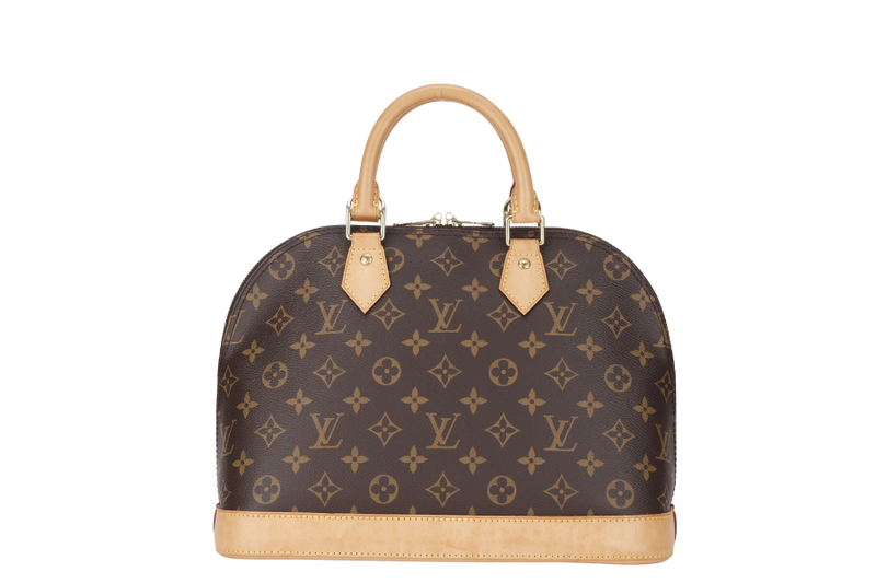 LOUIS VUITTON ALMA PM MONOGRAM CANVAS GOLD HARDWARE WITH DUST COVER, LOCK&KEYS