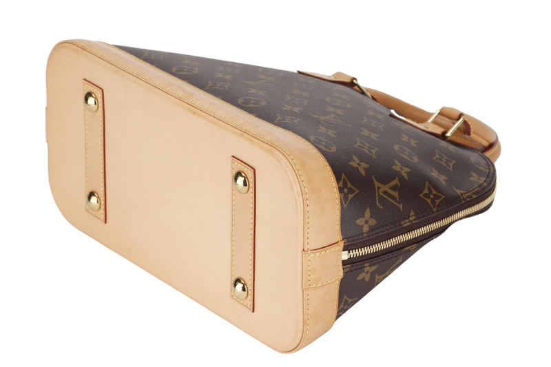 LOUIS VUITTON ALMA PM MONOGRAM CANVAS GOLD HARDWARE WITH DUST COVER, LOCK&KEYS