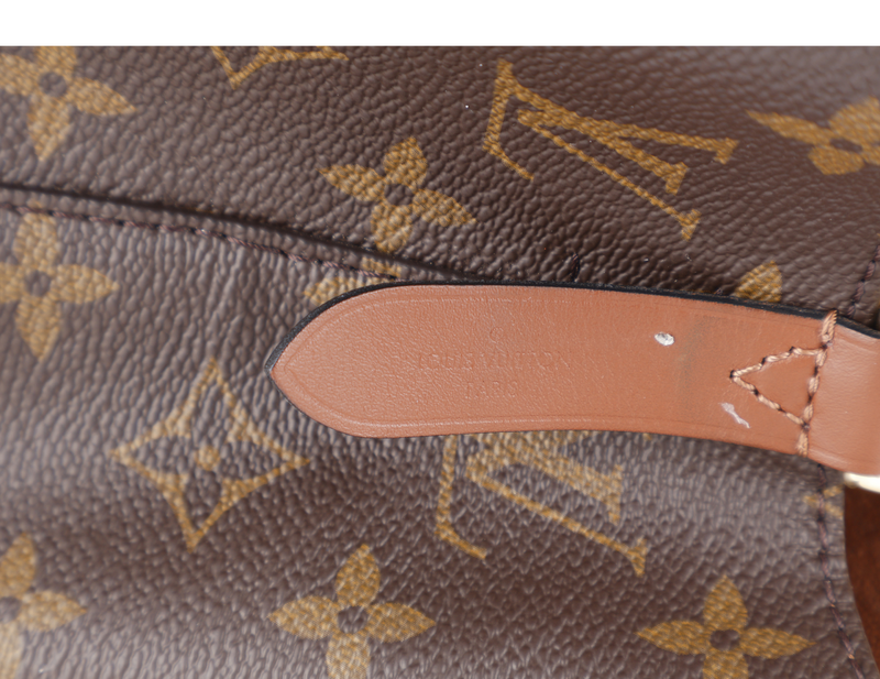 LOUIS VUITTON M44887 NEONOE MM MONOGRAM COATED CANVAS GOLD HARDWARE WITH DUST COVER AND BOX