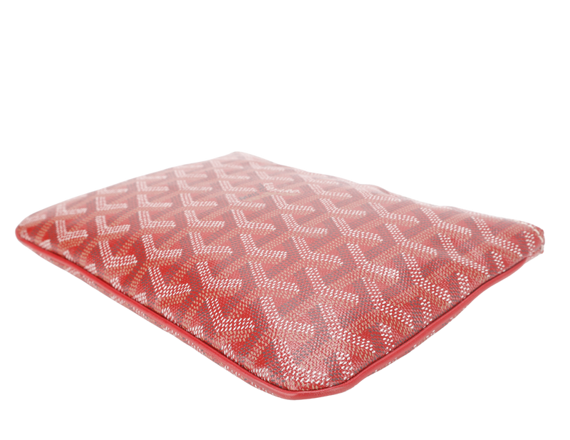 GOYARD SENAT PM POUCH RED COLOR NO DUST COVER