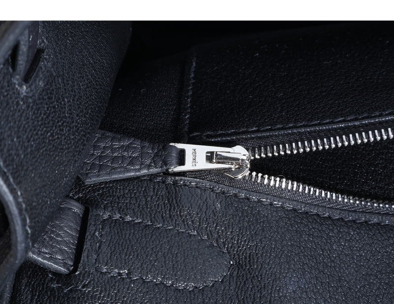 HERMES BIRKIN 30 TOGO BLACK STAMP K (YEAR 2025) SILVER HARDWARE WITH KEYS & LOCK, DUST COVER, BOX AND PAPER BAG