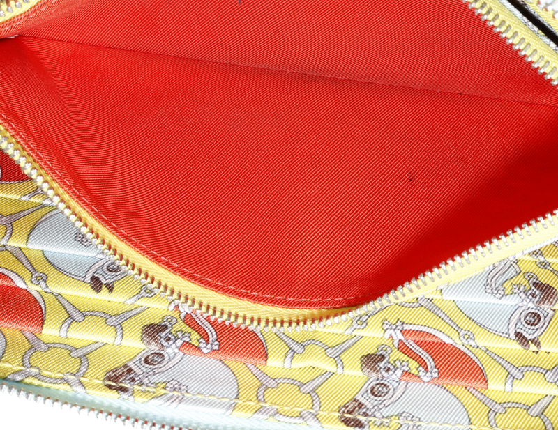 HERMES AZAP LONG WALLET BLEU ATOLL EPSOM LEATHER SILVER HARDWARE WITH BOX