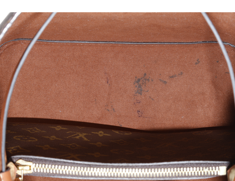 LOUIS VUITTON M44887 NEONOE MM MONOGRAM COATED CANVAS GOLD HARDWARE WITH DUST COVER AND BOX