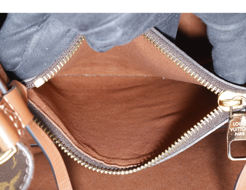 LOUIS VUITTON M44887 NEONOE MM MONOGRAM COATED CANVAS GOLD HARDWARE WITH DUST COVER AND BOX