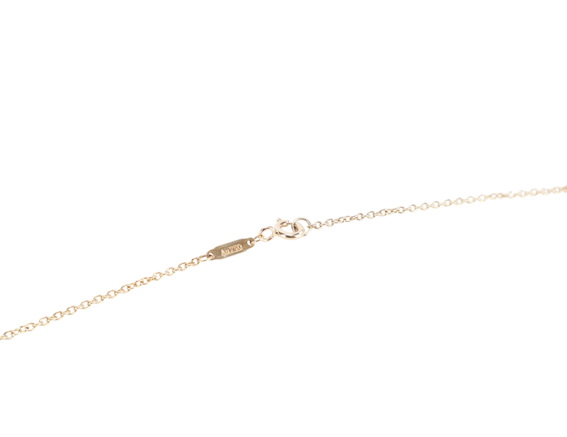 TIFFANY & CO KNOT PENDANT 18K WITH DIAMOND WITH BOX