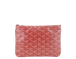GOYARD SENAT PM POUCH RED COLOR NO DUST COVER