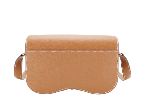 HERMES DELLA CAVALLERIA ELAN 37 VEAU EPSOM LEATHER SILVER HARDWARE STAMP K (YEAR 2025) WITH DUST COVER AND BOX