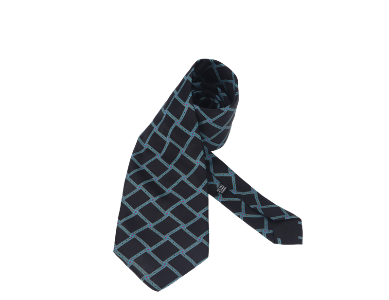 STEFANO RICCI NECKTIES BLACK AND BLUE BOX
