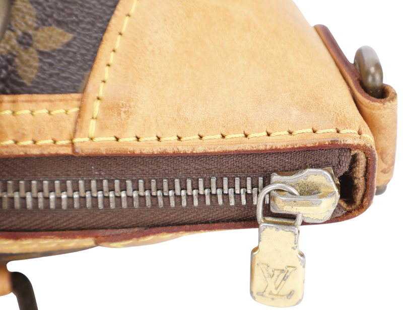 LOUIS VUITTON ODEON MONOGRAM CANVAS GOLD HARDWARE WITH STRAPS AND DUST COVER
