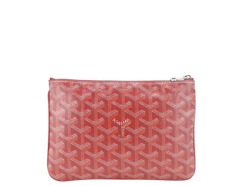 GOYARD SENAT PM POUCH RED COLOR NO DUST COVER