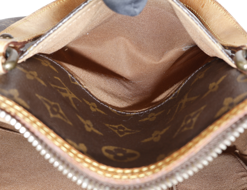 LOUIS VUITTON ODEON MONOGRAM CANVAS GOLD HARDWARE WITH STRAPS AND DUST COVER