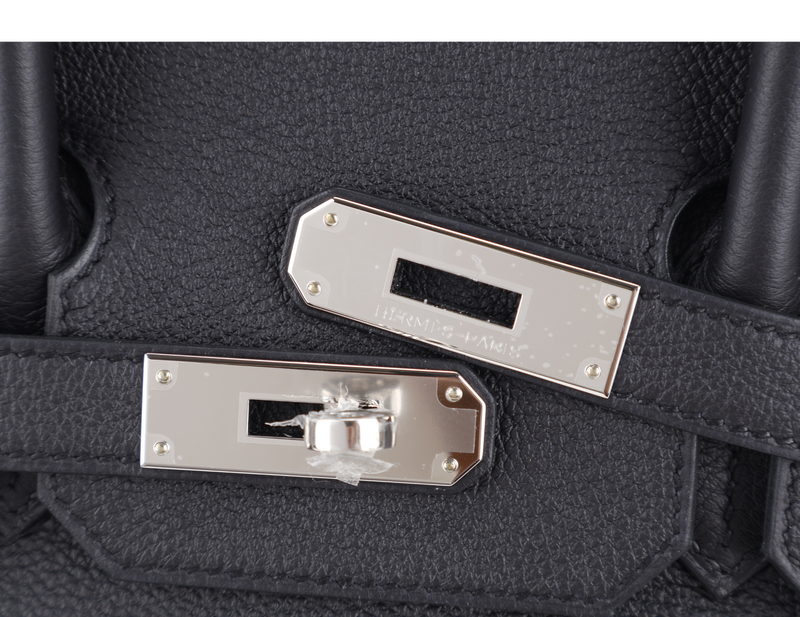 HERMES BIRKIN 30 TOGO BLACK STAMP K (YEAR 2025) SILVER HARDWARE WITH KEYS & LOCK, DUST COVER, BOX AND PAPER BAG