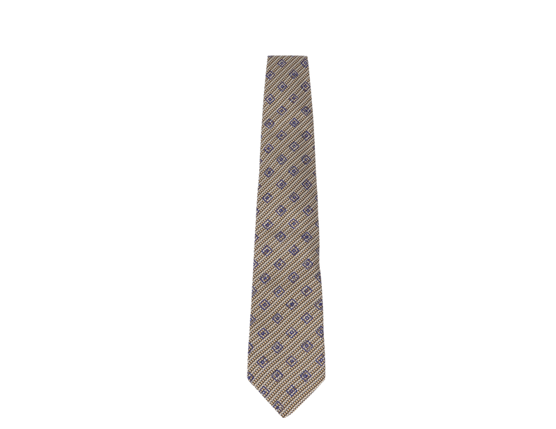 CANALI NECKTIES GOLD AND BLUE BOX