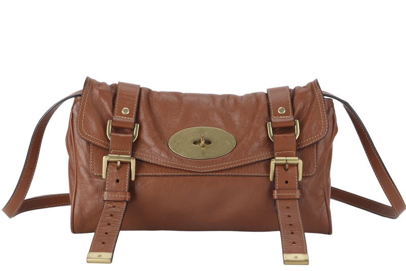 MULBERRY ALEXA CROSSBODY BAG BROWN 997568 WITH DUST COVER