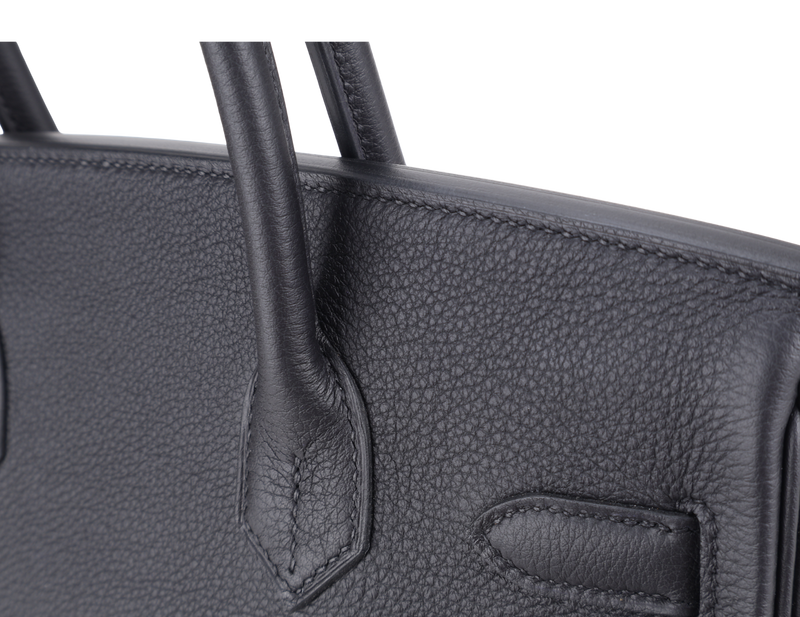 HERMES BIRKIN 30 TOGO BLACK STAMP K (YEAR 2025) SILVER HARDWARE WITH KEYS & LOCK, DUST COVER, BOX AND PAPER BAG