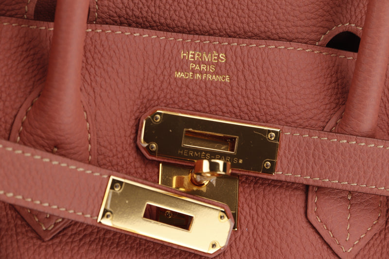 Hermes Birkin 35 Bag - Red Rose Paris