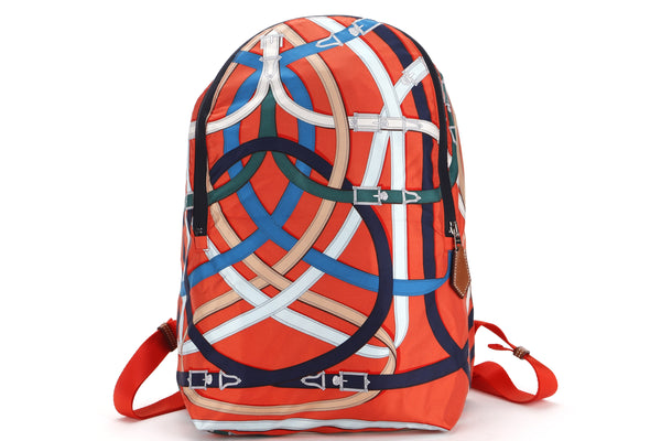 HERMES MULTICOLOR CAVALCADOUR AIRSILK BACKPACK, NO DUST COVER