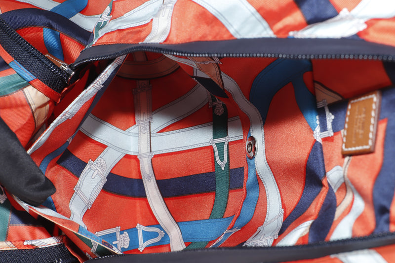 Hermes Maline bag Navy Canvas Backpack – MAISON de LUXE