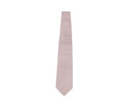 HUGO BOSS NECKTIES PINK WITH POLKA DOT GOLD DESIGN