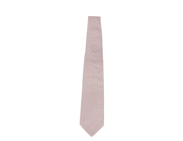 HUGO BOSS NECKTIES PINK WITH POLKA DOT GOLD DESIGN