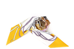 HERMES TWILLY PASTEL COLOR PURPLE, YELLOW, WHITE, NO BOX