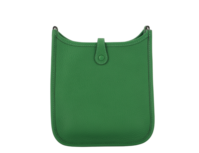 hermes mini evelyne tpm bamboo clemence silver hardware stamp y 2020 with straps and dust cover