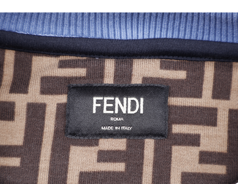 FENDI BLUE SWEATSHIRT SIZE S