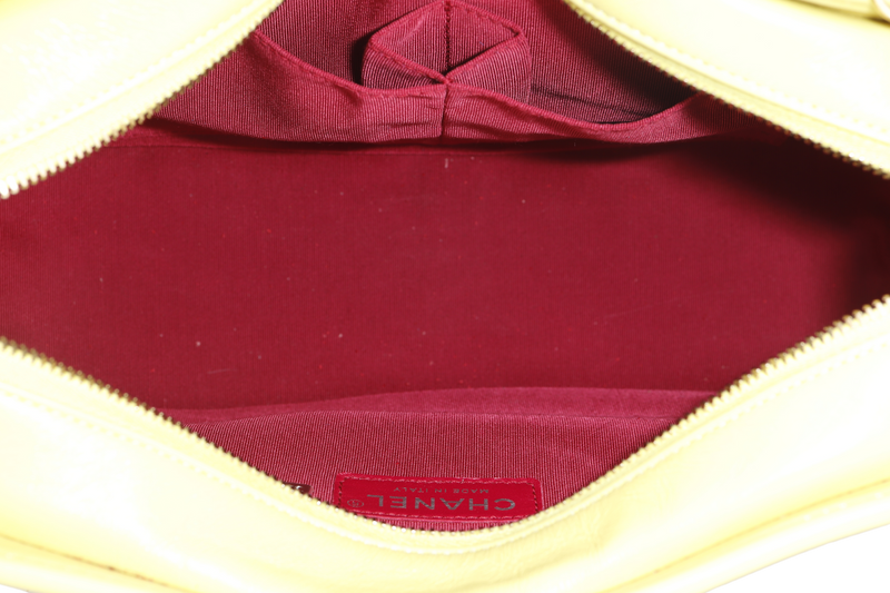 CHANEL GABRIEL HOBO BAG MEDIUM RED,BLUE, YELLOW SUEDE LEATHER GOLD HARDWARE (2424xxxx) WITH DUST COVER AND CARD