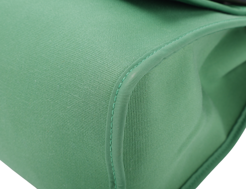 HERMES HERBAG SELLIER 31 STAMP A (YEAR 2017) BAMBOO x KHAKI SILVER HARDWARE NO DUST COVER