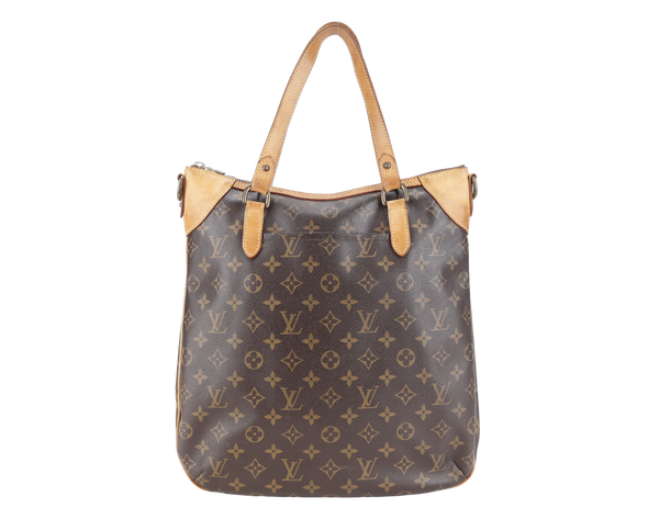 LOUIS VUITTON ODEON MONOGRAM CANVAS GOLD HARDWARE WITH STRAPS AND DUST COVER