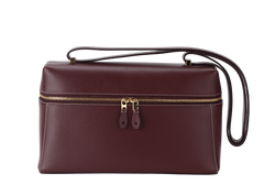 LORO PIANA EXTRA BAG L27 AZUKI BEANS COLOR (QO7N) WITH GOLD HARDWARE DUST COVER AND BOX
