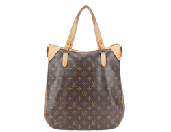 LOUIS VUITTON ODEON MONOGRAM CANVAS GOLD HARDWARE WITH STRAPS AND DUST COVER