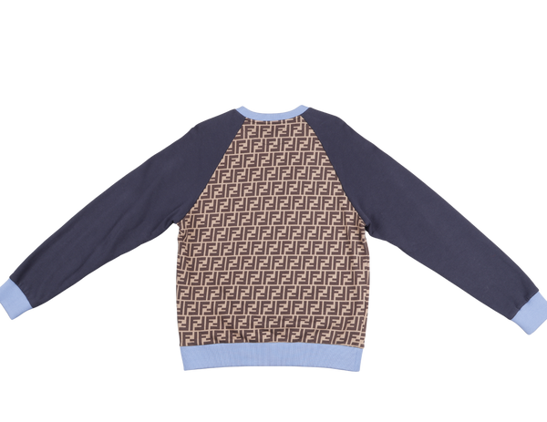 FENDI BLUE SWEATSHIRT SIZE S
