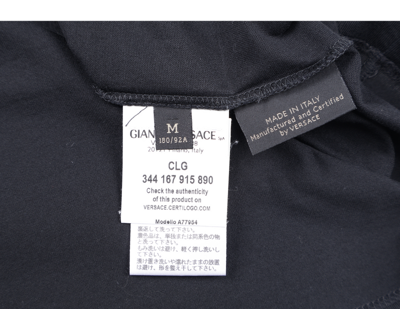 VERSACE MENDUSA T SHIRT SHORT SLEEVE SIZE M