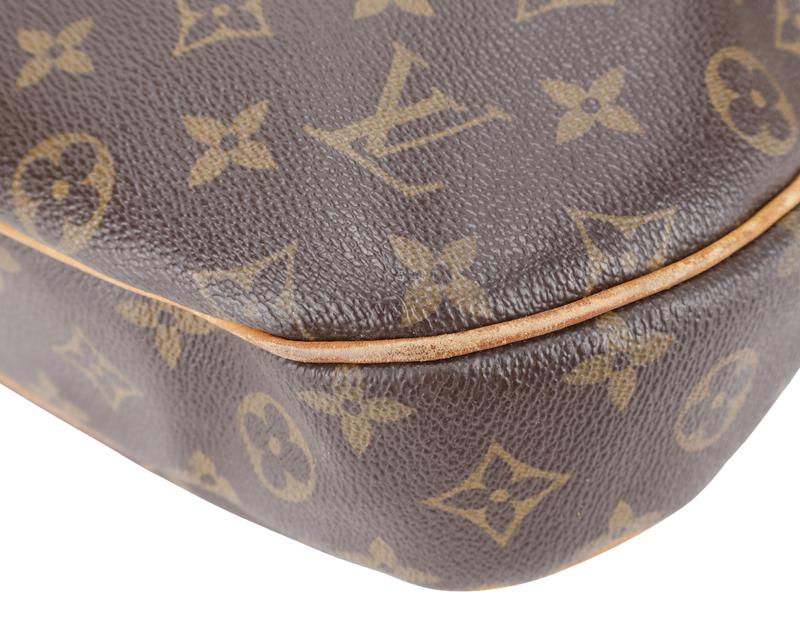 LOUIS VUITTON ODEON MONOGRAM CANVAS GOLD HARDWARE WITH STRAPS AND DUST COVER