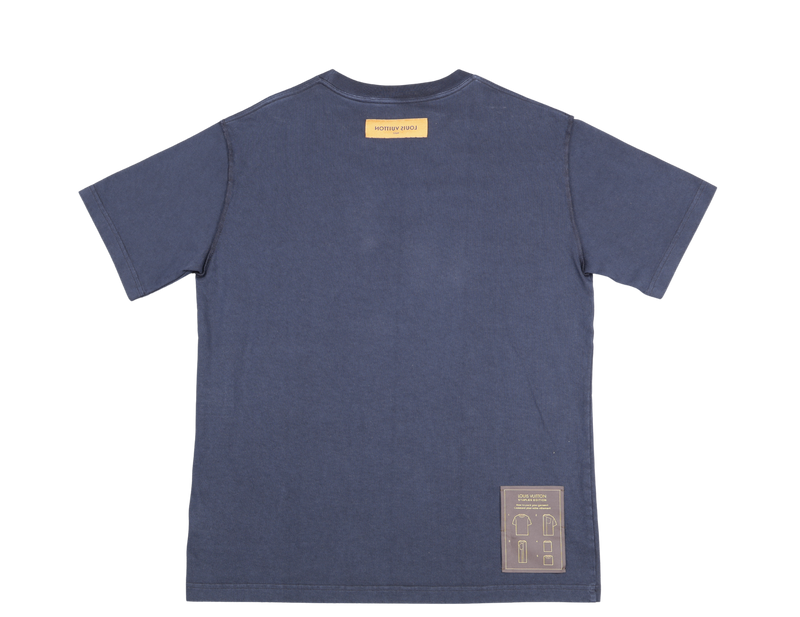 LOUIS VUITTON T-SHIRT SHORT SLEEVE BLACK SIZE XL